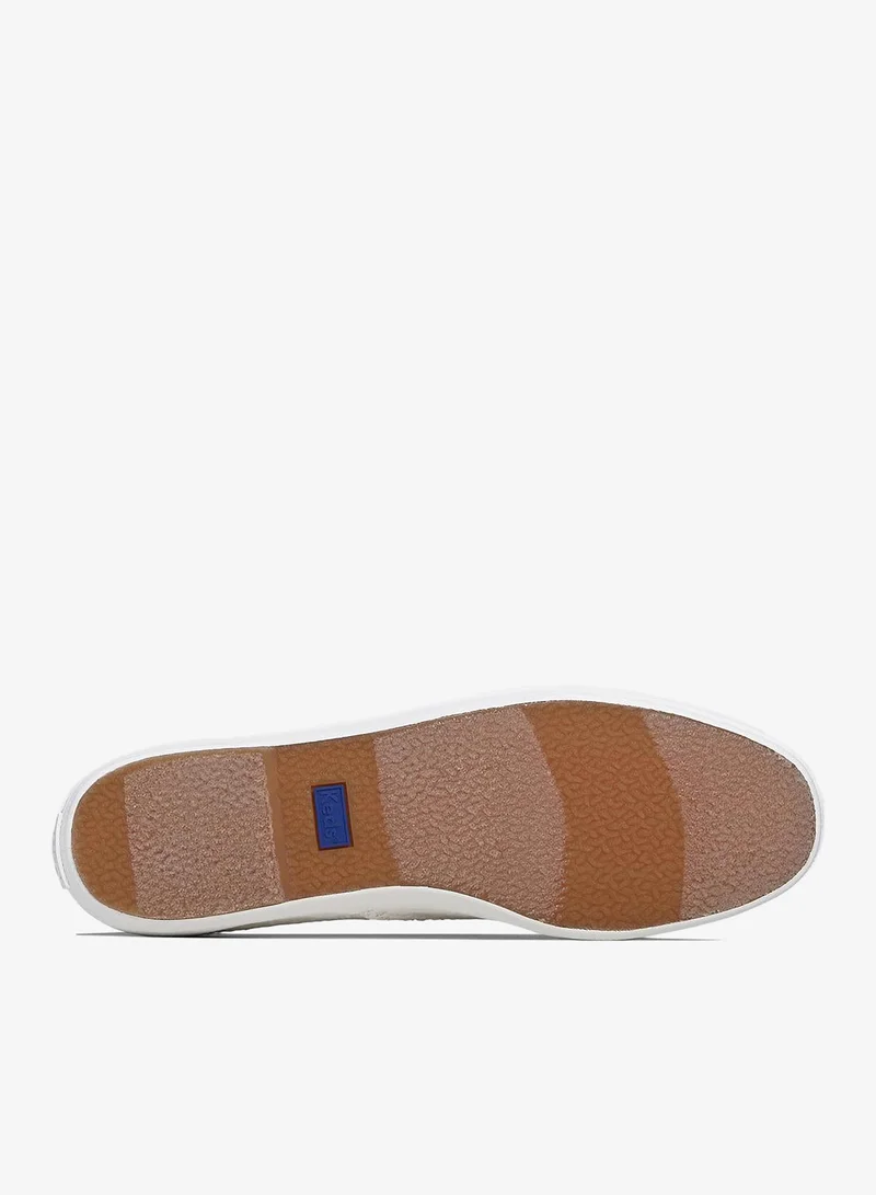 Keds Light Beige Keds Women's Champion Canvas Lace Up Sneaker Casual Sneaker Cream for Women | Best Price UAE